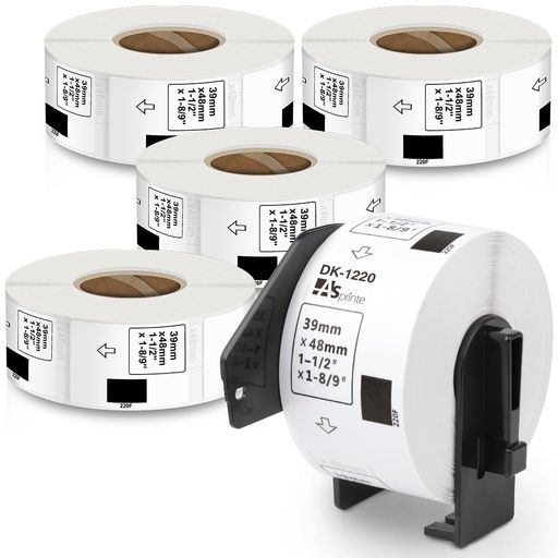 食品表示用ラベル39mmx48mm620枚/巻DK-1220DK1220感熱ステッカー紙ラベルプリンターQL-800QL-820NWBQL-700QL-550QL-720NWQL-650TD