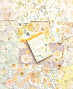 コラージュ素材100枚100絵柄100*140mm黄色いデザインペーパーコラージュ素材詰め合わせ紙素材背景紙大容量ペーパークラフト手帳素材ノートジャンクジャーナ...