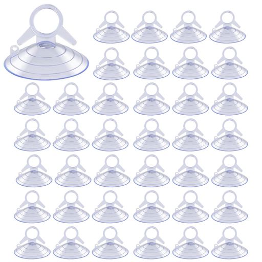 TerraShineサンシェード吸盤40個強力吸盤サンシェード用吸盤真空フッククリア吸盤吸盤長時間強力に吸着..