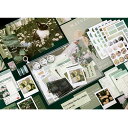 64枚コラージュ素材シールフレークシールステッカー手帳シールおしゃれデザインペーパーかわいい写真風景スケジュールカレンダーノートアルバム手紙デコ(山から研究へ)