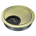 YOKIVE配線穴キャップ穴キャップデスクワイヤーオーガナイザー亜鉛合金家庭オフィス用53MMブロンズ(3)