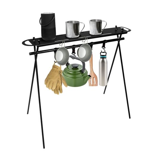 DPISILYYランタンスタンドハンギングラックランタンハンガープレート専用天板キャンプ用品ミニテーブル..