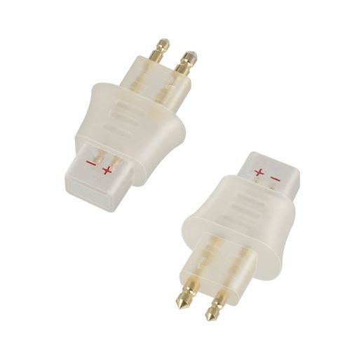 OKCSCGFX-78変換コネクターコネクターキットFOSTEX用2PINコネクタ(オス)-2PINコネクタ0.78MM/0.75MM(メス)TH610・MKII・TH900などに適合する2個セット透明