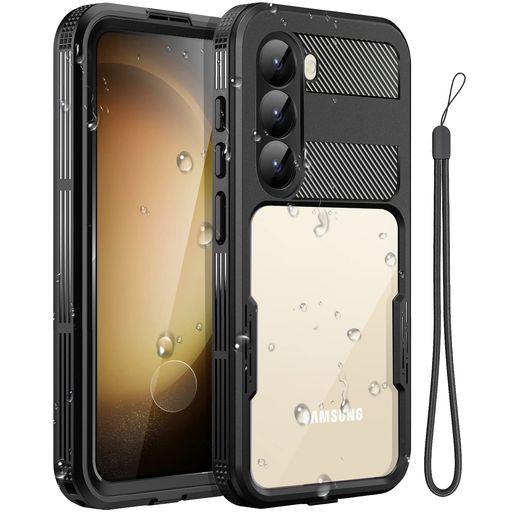 AICase防水ケースSamsungGalaxyS23Plus(6.6インチ)対応防雪防塵耐衝撃IP68認定フルボディ保護完全密封水中カバーSamsungGalaxyS23+Plus2023用ブラック
