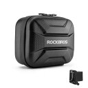 ROCKBROS(ロックブロス)自転車フロントバッグヘッドチューブバッグミニベロフロントバッグフロントキャリアブロック付属サイクルバッグ1.2L容量ポタリングお...