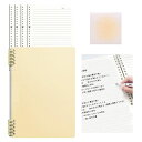 キャンパスノートドット入り罫線色それぞれ5冊パックB5(イエロー)