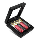 UCINNOVATEスピーカージャック24K金メッキ4mmバナナプラグスピーカーワイヤーHiFi接続アンプ、オーディオ、A/Vレシーバー、ステレオシステム用4個