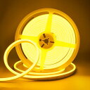 DUOFU365LEDテープライト12Vネオンライトイエロー2835600連5M防水間接照明装飾用防水切断可能1個