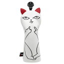 ゴルフクラブヘッドカバーゴルフウッドカバーカッコイイネコデザインゴルフヘッドカバーゴルフウッドカバーAliennanaCuteCatドライバーカバー(DR)フェ...