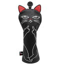 ゴルフクラブヘッドカバーゴルフウッドカバーカッコイイネコデザインゴルフヘッドカバーゴルフウッドカバーAliennanaCuteCatドライバーカバー(DR)フェ...