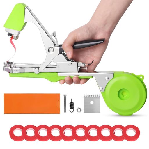 【業界最軽量!】誘引結束器園芸用結束機テープナー園芸用結束機スリムタイプ結束範囲:最大50mm誘引テープツール園芸誘引テープナー荷締..