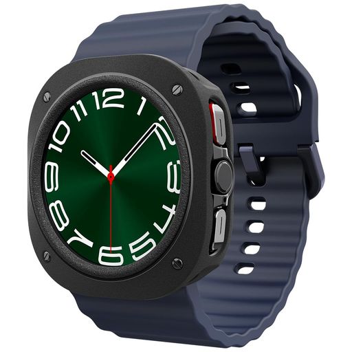 CASEOLOGYGALAXYWATCHULTRA対応ケースTPU保護力カバー耐衝撃-ヴォールト(マットブラック)