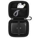 LACDOハードドライブキャリングケース用CRUCIALX9PRO/CRUCIALX10PROポータブルSSDUSB-Aアダプタ1TB2TB4TBUSB3.2外付けソリッドステートドライブ耐衝撃撥水ストレージ(2)