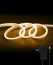 ShineBurkyledテープライト5mSMD2835120LEDs/mIP65防水ネオンチューブ入電電圧12V調光可能カット可能間接照明テープ照明取付簡単ledチューブライト電球色