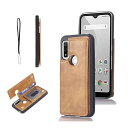 【OULO】arrowsWe/docomoF-51B/auFCG01/SoftbankA101FC用ケースレザー人気カード収納スマホケース耐衝撃軽量スタンド機能薄い背面ICカード入れ手帳型財布型
