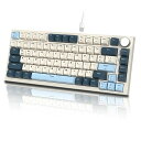 MAMBASNAKExATTACKSHARKK85ラピッドトリガー搭載有線75%RGBPBTカラーマッチングゲームメカニカルキーボードー磁気メカニカルゲーミングキーボードゲーミングキーボードストローク調整可PBT(2)