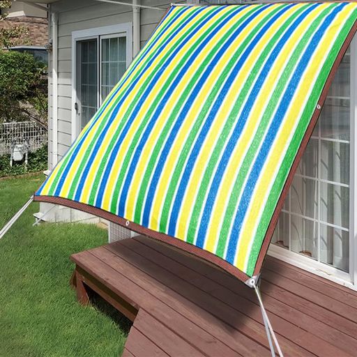 JINALEI日除けシェード屋外3M*5Mベランダ目隠し庭家窓日除けカラフル屋根植物園芸用遮阳ネット農業用厚みを増した高密度ポリエチレン紫外線耐性があり