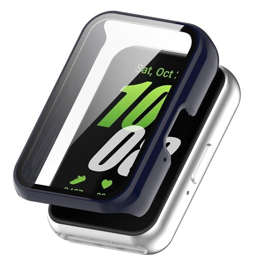 TOORQRForSamsungGalaxyFit3対応ケースギャラクシーFit3トウォッチケース強化ガラス一体型耐衝撃PC素材超薄型傷防止全面保護指紋防止飛散防止高感度高透過率GalaxyFit3用 TOORQRForSamsungGalaxyFit3対応ケースギャラクシーFit3トウォッチケース強化ガラス一体型耐衝撃PC素材超薄型傷防止全面保護指紋防止飛散防止高感度高透過率GalaxyFit3用