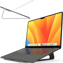 amesobaTM|ElgoSlideStandforMacbook|iPad|【M1/M2/M3MacBookPro対応】|スタンド|アルミニウム|人間工学|エルゴノミクス|マックブック(スペースグレイ)(2)