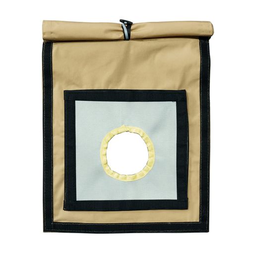 Solowilderテントストーブジャックレインフラップ付き耐火性キャンバスホットテントキャンプ用