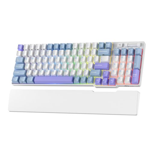RKROYALKLUDGERK96RGB限定版、90%96キーワイヤレス3モードBT5.0/2.4G/USB-Cホットスワップ可能メカニカルキーボード、リストレスト付き、ボリュームコントロール、ソフトウェア、大容量バッテリー… RKROYALKLUDGERK96RGB限定版、90%96キーワイヤレス3モードBT5.0/2.4G/USB-Cホットスワップ可能メカニカルキーボード、リストレスト付き、ボリュームコントロール、ソフトウェア、大容量バッテリー…