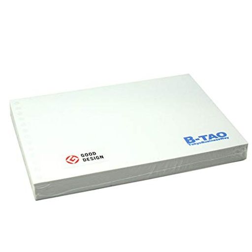 厚手の紙のカード仕様(ハガキよりは少し薄手)です カードとしての自立性があり、しなり、滑りも良いため、カード本来の使い方である「繰る」作業に適しています。ファイリングよりも、カードベイにインデックスを併用して整理するのに適しています。 用紙サイズ:196x128mm 日本製