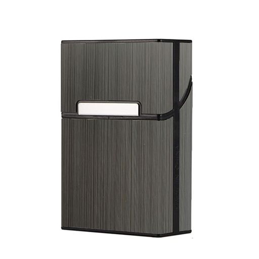 [Noinkoti]タバコケースメタルシガレットケースは85mm20本のタバコ軽量アルミニウムプラスチックシガ​​..