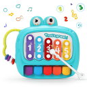 QIZEBABY 多機能 ピアノおもちゃ 恐竜ピアノ キッズ キーボード おもちゃ 赤ちゃん 楽器 子供おもちゃ 知育玩具 指先訓練 聴覚発達 色認知 モンテッ...