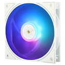 THERMALRIGHT TL-P12W-S CPUファンコンピューターケースARGBファン静音4ピンPWM PCファン、高性能120MMサイレントクーラーファン、1500RPM速度、CPU冷却ファン(ホワイト)(2)