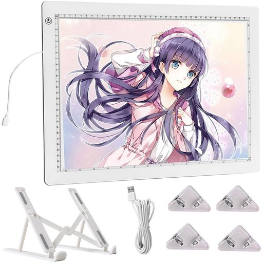 ȥ졼A4 ⵱LED饤ȥܥå 8000LUX Ʒڤ 3ʳ/̵ʳĴ饤ȥơ֥ TYPE-Cż ȥ졼 ...