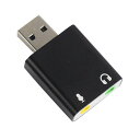 USBオーディオ変換アダプタUSB外付けサウンドカードイヤホンジャック変換アダプタ3.5mmミニジャックオーディオインターフェイスヘッドホン出力/マイク入力対応ドライバー不要Windows/Mac/Lin…