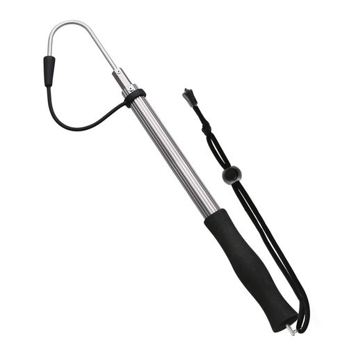 SANLIKEギャフ釣りギャフアルミ伸縮式魚釣りショアギャフシーバス青物釣り90cmテレスコ仕様フィッシュ..