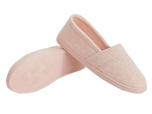 [Euyqs]室内用スリッパコットン素材ソフトボトムピンクグレー快適な履き心地(ピンク大人25.0cm数値日本..