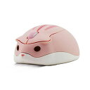 ワイヤレスマウス2.4GHzハムスターの形かわいい動物デザインMサイズ静音電池式無線USBマウス軽量女性子供用可愛いキャラクターマウスPC/ノートパソコン/Ma...