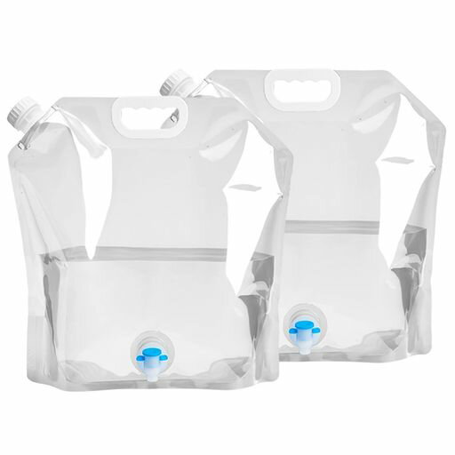 SensaBliss水タンク折りたたみウォータータンク給水バッグ大容量貯水タンク非常用給水バッグ給水袋透明..