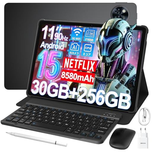 【11インチAndroid15初登場】DOOGEEU11PROセット版アンドロイド15タブレット、30GB+256GB+2TBTF拡張、8..