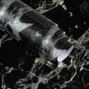 Boobestリメイクシート黒壁紙シール3d立体大理石シート光沢があり撮影用背景シート幅40cmx長さ900cm防汚防油防カビ耐熱シートキッチントイレ床リメイクシート防水壁紙黒おしゃれ汚れ防止…