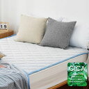 敷きパッドセミダブルオールシーズン【ナノ抗菌&CICAスキンケア&天然パーセントの中綿】シーツしきぱっと敷パッドベッドパッドさらさら静電気防止吸湿速乾抗菌防臭防ダニ通気性四隅に…