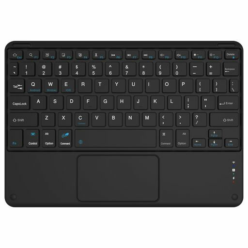 アビドパッドワイヤレスキーボードbluetooth充電式薄型bluetoothキーボードタッチパッド軽量iPadPro/Macbook/Androidタブレット/Windows端末対応静音