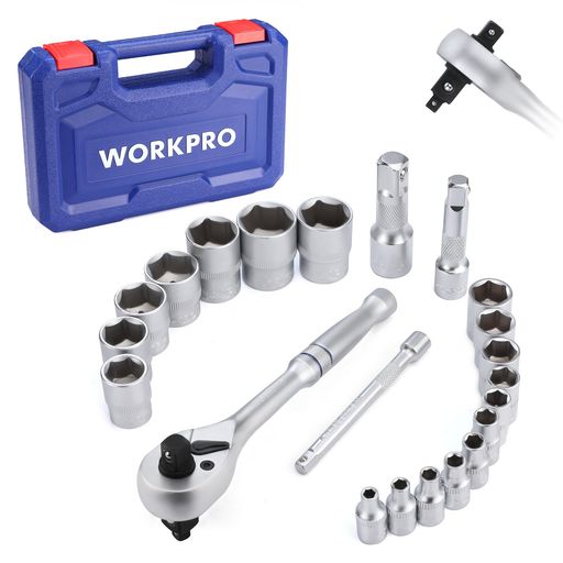 WORKPROåȥåȥ졼ġ륻åȥåȥ22Ⱥ12.7mm&9.5mm&6.35mm3in1å...