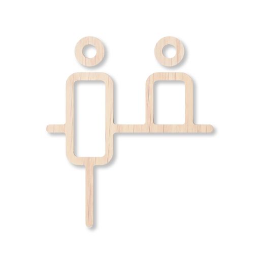 モヘイム(MOHEIM)SIGNSCOUNTERカウンターフロント受付ピクトグラム(ホワイトオーク)