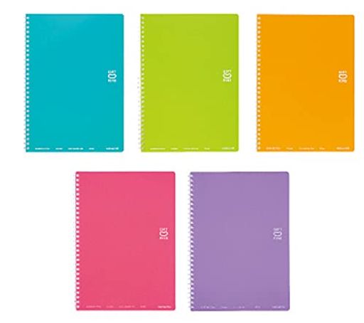 コクヨソフトリングノートドット入り罫線セミB5ス-SV301BT新色2色入5冊セット