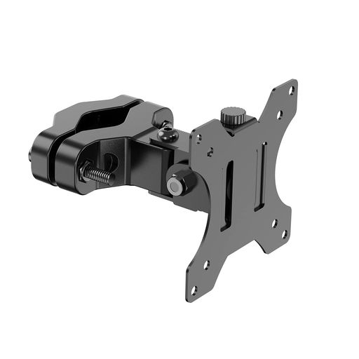 ACCURTEK 支柱取付けモニターアーム ポール取付け 17~32インチ対応 耐荷重8kg 角度調節可能 VESA75/100 1画面