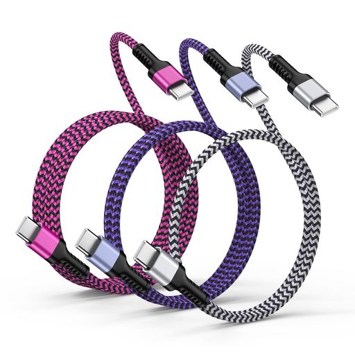 タイプc充電ケーブルPD20W急速充電【0.3M+0.9M+1.8M】iPhone1615充電ケーブル3本セットusbctousbcケーブル短いHaoanoタイプcアンドロイド充電ケーブル超高耐久ナイロンiPhone