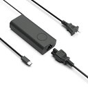 QYD90W汎用ACアダプターUSBCTYPE-C電源アダプターノートパソコン充電器対応HPSPECTREX212-A12-AB13-C12-A001TU12-A001CY12-A001DX12-A008NR(2)