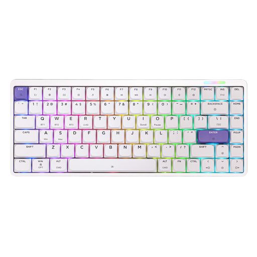 EPOMAKERLUMA84ߥ˥磻쥹ᥫ˥륭ܡQMK/VIAץޥ֥BLUETOOTH5.0/2.4GHZ...