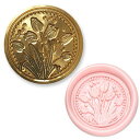 neliegeシーリングスタンプヘッドシーリングワックス25mmヘッドのみ単品封蝋手作り(16-チューリップ1)