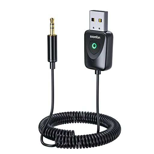 AUXBLUETOOTH5.3쥷С-SOOMFON֥롼ȥ쥷С3.5MMBLUETOOTH5.3ֺܲۺϥ󥺥...