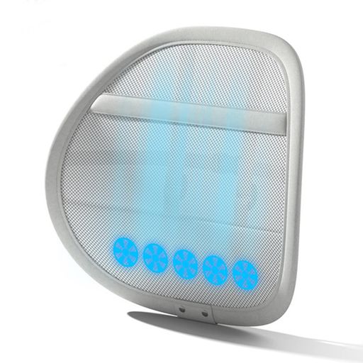 「5つ大型ファン内蔵で背中に風を送る」HANSHUMYファン付きのクッションシートクーラーシートクッショ..