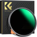 K&FCONCEPT72MMND2-ND400&ブラックミスト1/4レンズフィルター可変NDフィルター2IN1一枚二役多機能フィルター両面28層ナノコーティング...